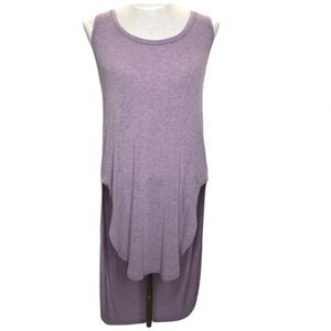 Anthropologie Deletta Purple High Low Tank Tunic Top Women’s XS